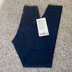 Lululemon Wunder Under HR Tight 25” Sz 4 True Navy